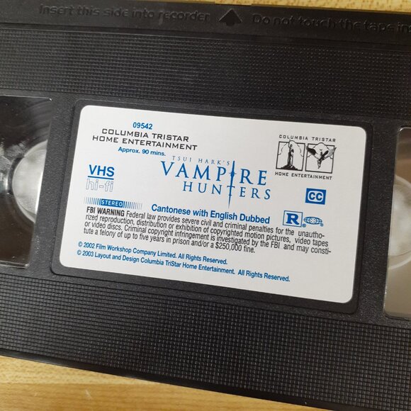 Tsui Harks Vampire Hunters VHS 2003 Hong Kong Horror Martial Arts Action BMovie - Picture 6 of 6